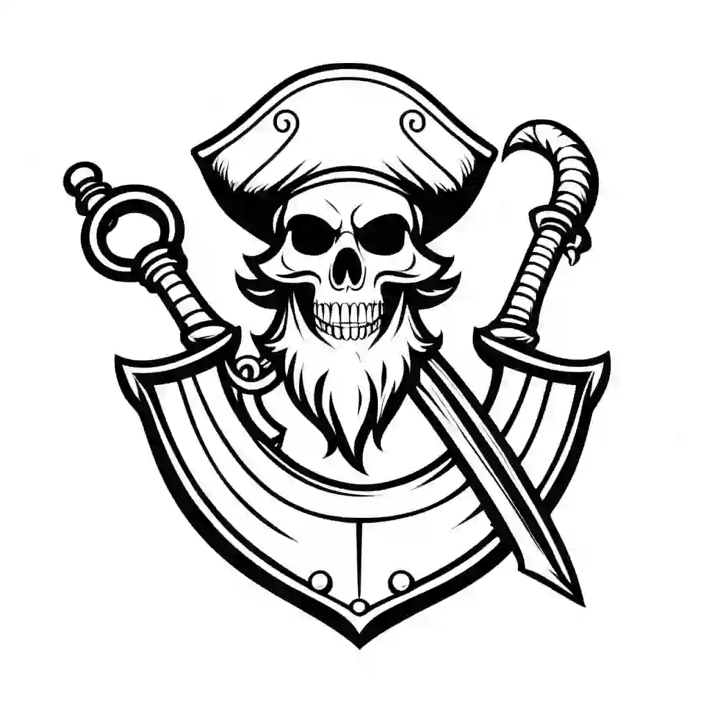Pirate Hook coloring pages